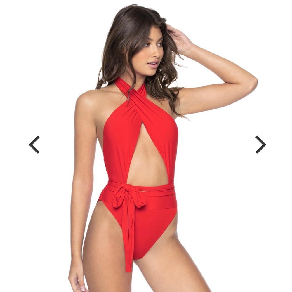 Red PQ Alex bathing suit swimsuit swimwear